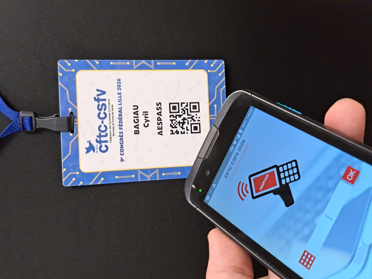 Porte-badge et contrôle d'accès AESPASS