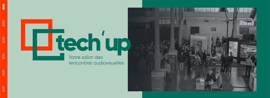 Badges événementiels du salon Tech'Up